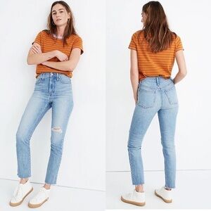 Madewell SZ 27P Perfect Vintage Jean in Rosabelle Wash: Comfort Stretch Edition